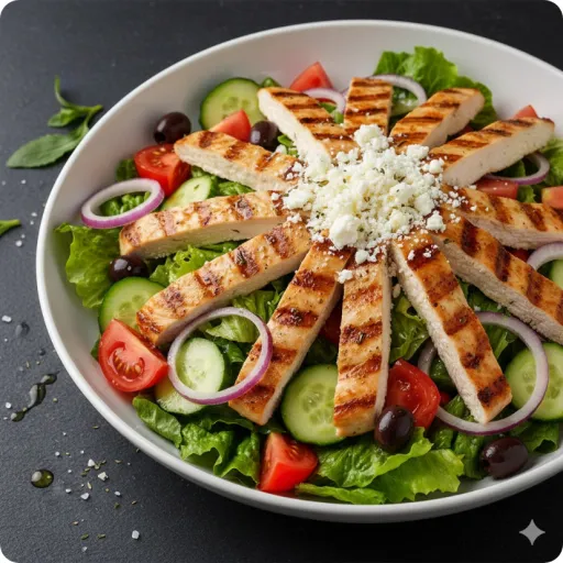 Greek Salad w/ Grilled Chicken